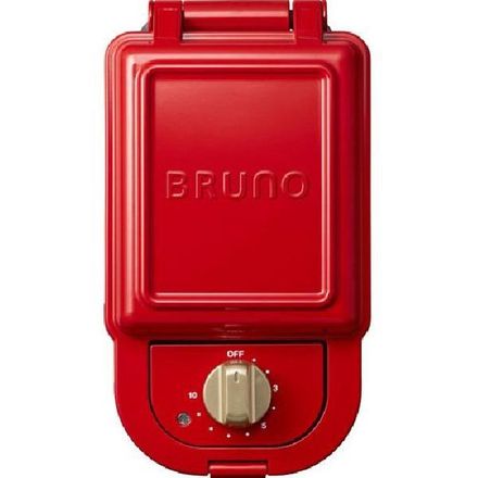 ブルーノ　BRUNO ホットサンドメーカー　シングルレッド