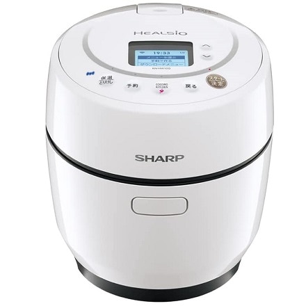 SHARP シャープ 水なし自動調理鍋 ヘルシオホットクック 1.0L KN-HW10G-W ホワイト