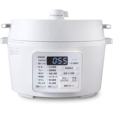アイリスオーヤマ 電気圧力鍋 4L ホワイト PC-MA4-W