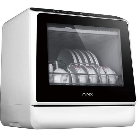 アイネクス AINX 工事がいらない 食器洗い乾燥機 ホワイト AX-S3W