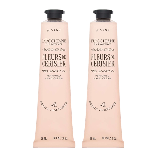 ロクシタン フルールドスリジエサクラ[チェリーブロッサム] パフュームド ハンドクリーム 75ml/2.6oz.2個セット