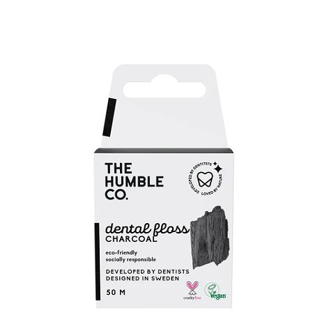 ザ ハンブル コー デンタルフロス 50m（約125回分）チャコール