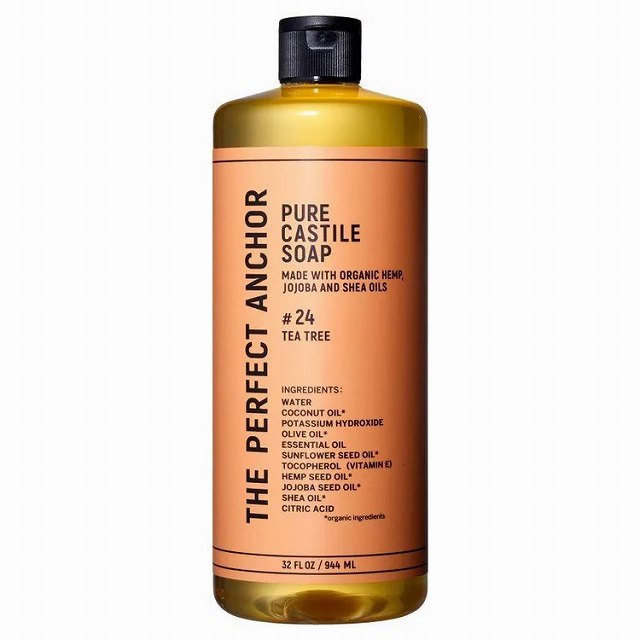 ザ パーフェクトアンカー ピュア カスチールソープ 944mlティートゥリー