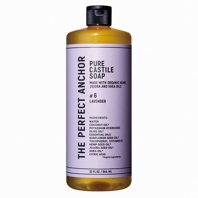 ザ パーフェクトアンカー ピュア カスチールソープ 944mlラベンダー