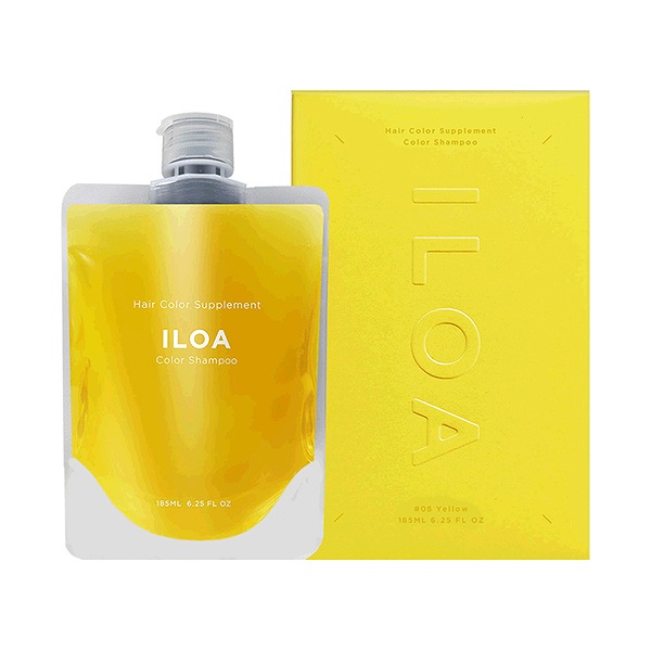 イロア イロア カラーシャンプー 185mlイエロー