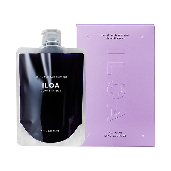 イロア イロア カラーシャンプー 185mlパープル