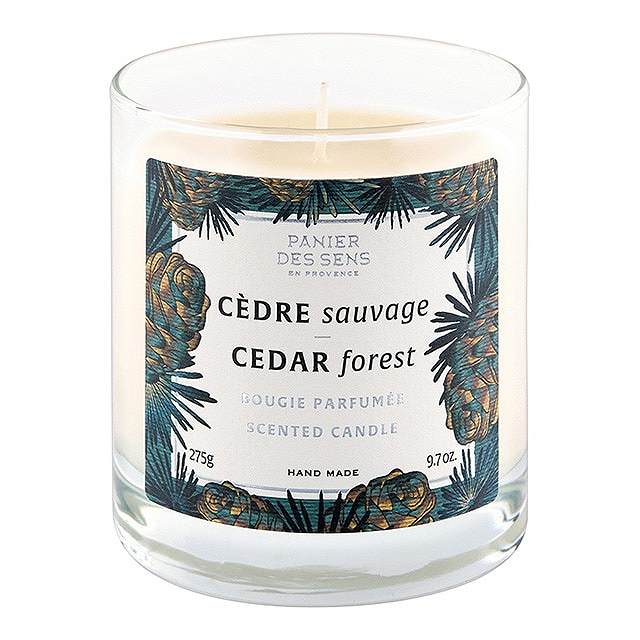 パニエデサンス ホーム センティッドキャンドル シダーフォレスト 275g
