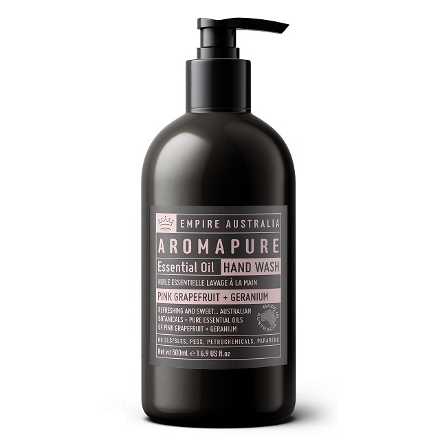 エンパイア オーストラリア AROMAPURE ハンドウォッシュ 500mlPG (ピンクグレープフルーツ・ゼラニウム)