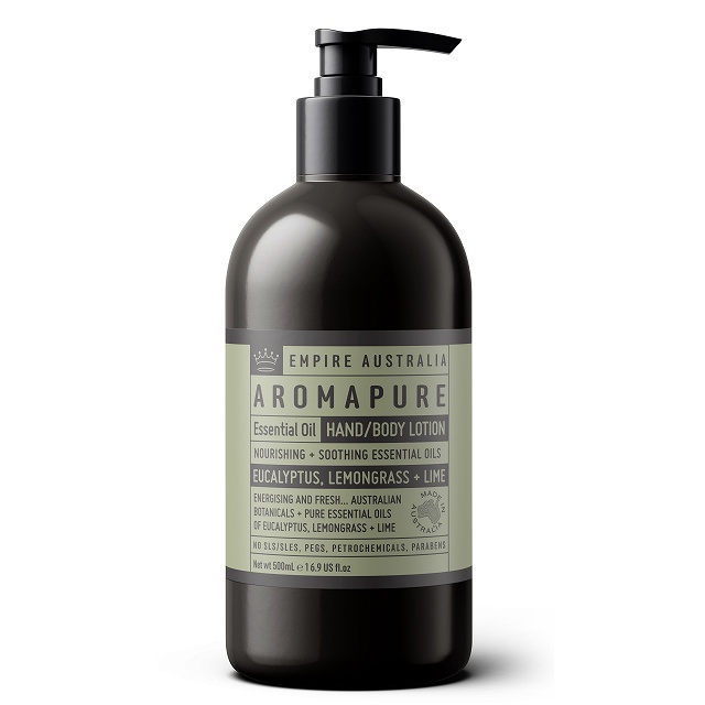 エンパイア オーストラリア ROMAPURE ハンド＆ボディローション 500mlEU（ユーカリ・レモングラス・ライム）