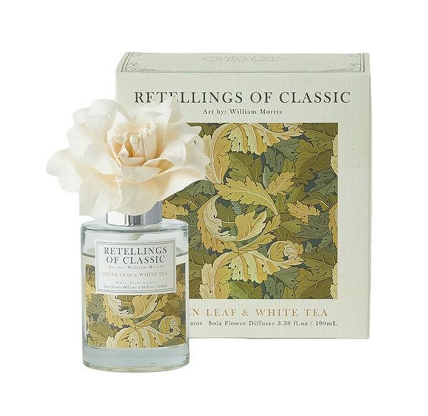 リテリングスオブクラシック ソラフラワーディフューザー グリーンリーフ ホワイトティ 100ml