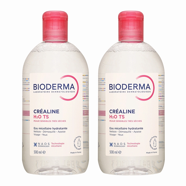 ビオデルマ クレアリヌ TS H2O ソリューションミスレール(乾燥肌) 500ml2個セット