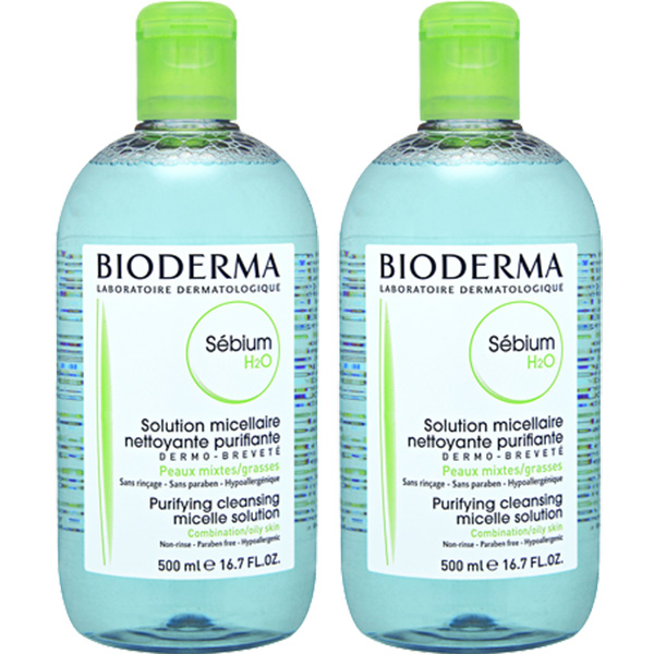 ビオデルマ セビウム H2O(オイリー肌) 500ml2個セット