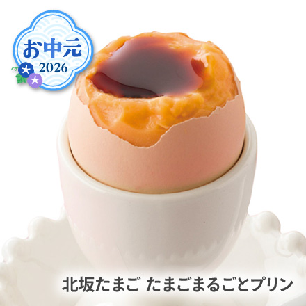 お中元 2026 北坂たまご たまごまるごとプリン 1620-047
