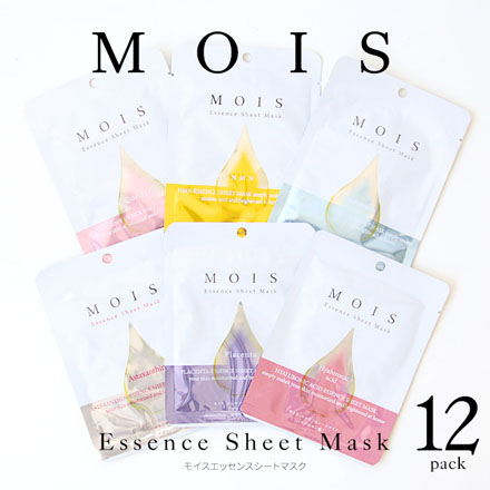 MOIS エッセンスシートマスク 6種 12枚セット