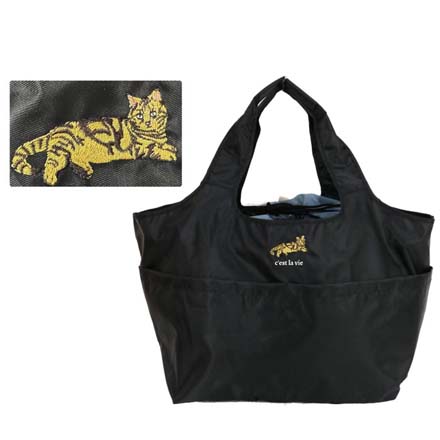レジカゴバッグ カゴラク エコバッグ ミヌエット BK