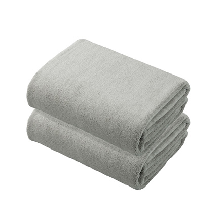 バスタオル シービージャパン カラリデイバスタオル2枚組 グレー