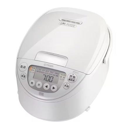 タイガー IHジャー 5.5合炊き ピュアホワイト JPW-M100WY