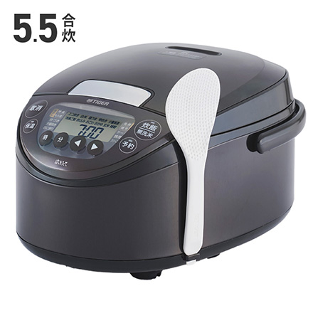 タイガー IHジャー炊飯器 5.5合炊き パールブラック JPW-J100KP