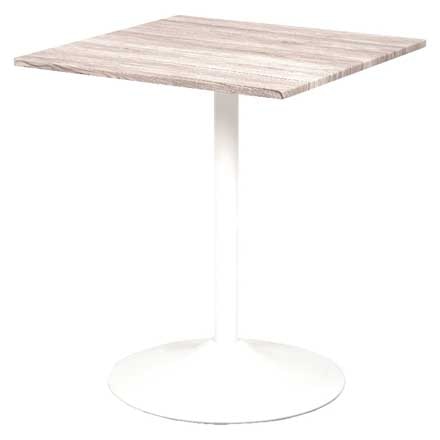 カフェテーブル 角型 LT-4919 ホワイト コンパクトサイズ