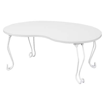 テーブル ホワイト 79×55×33cm MT-6639