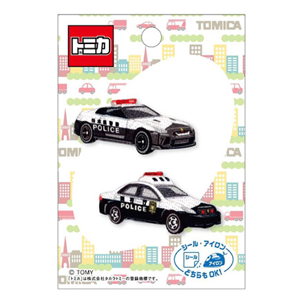 ワッペン アップリケ ワッペントミカ TOM27パトカー