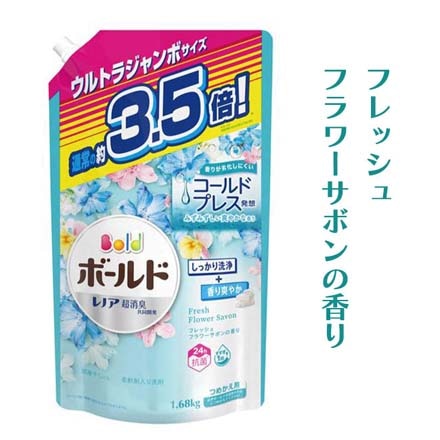 P&Gジャパン 洗剤 MC レノア ボールド BD4Dジェルウルトラ 1680g フローラル