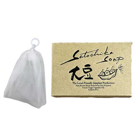 Satochika Soap 大豆+Satochika4重泡立てネットセット SS-D1n FUSION