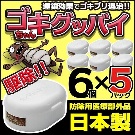 ゴキちゃんグッバイ 6P 5セット 防除用医療部外品 業務用 殺虫剤 IFD