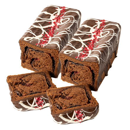 食パン 2本セット(つぶつぶいちごどっぷり贅沢チョコ食パン)