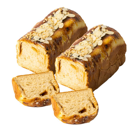 食パン 2本セット(ソルト生キャラメル＆アーモンドブリュレ食パン)