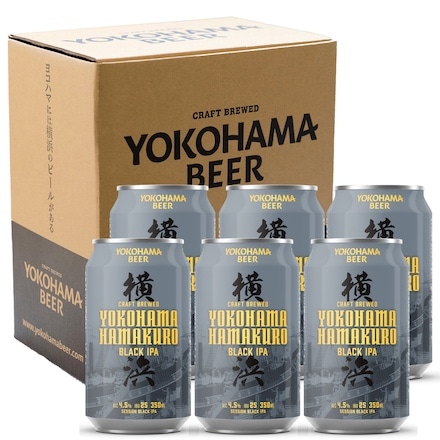 横浜ビール ハマクロ6缶セット 350ml