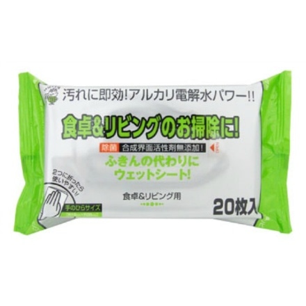 地球の王様 食卓＆リビング用クリーナー20枚 × 108点セット 服部製紙 4976861004166