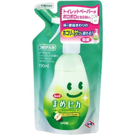 ライオン ルック まめピカ トイレのふき取り クリーナー つめかえ用 190ml×24 セット 4903301118336