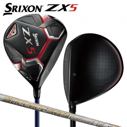 カスタムモデルダンロップ ゴルフ スリクソン ZX5 ドライバー Speeder 569 Evolution 7 カーボンシャフト SRIXON スピーダー エボリューション 9.5度/S