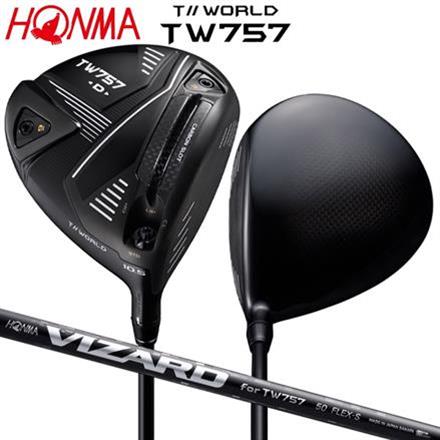 ホンマ ゴルフ ツアーワールド TW757 TYPE-D ドライバー VIZARD for TW757 カーボンシャフト TOURWORLD タイプD  HONMA 本間 9.0度 S