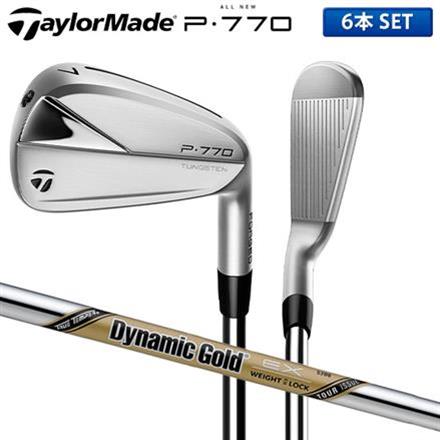 テーラーメイド ゴルフ NEW P770 アイアンセット 6本組 (5-P) ダイナミックゴールド EX ツアーイシュー スチール  taylormade P-770 S200