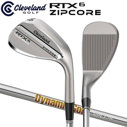 ノーメッキ仕上げクリーブランド RTX6 ZIP CORE Tour Rack ウェッジ ダイナミックゴールド120 スチールシャフト  Cleveland ジップコア ツアーラック 52度 10度 Mid