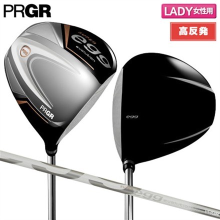 レディース/高反発ドライバープロギア スーパーエッグ エボリューション ドライバー SUPER egg evolution カーボンシャフト 12.5度/M30