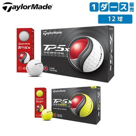テーラーメイド ゴルフ TP5x ゴルフボール TaylorMade 1ダース/12球 ホワイト