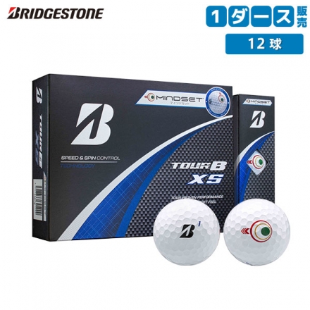 数量限定ブリヂストン TOUR B XS マインドセット S4WXJM ゴルフボール ホワイト BRIDGESTONE ツアーB 1ダース/12球 ホワイト