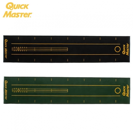 ヤマニ ゴルフ クイックマスター QMMGNT35 パッティング マット QuickMaster PUTTING MAT パターマット 練習機 ブラック(10)