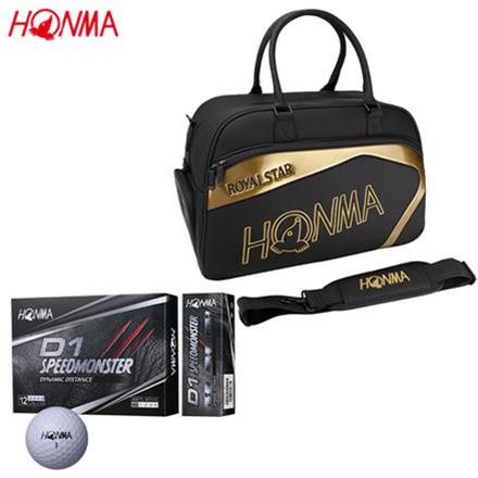 ホンマ ゴルフ ロイヤルスター ボストンバッグ D1 スピードモンスター ゴルフボール付き 2点セット HONMA ROYAL STAR SPEEDMONSTER 2点セット