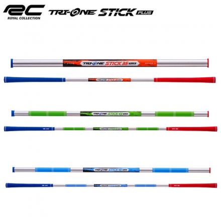 ロイヤルコレクション TRR24ST0001 トライワンスティックプラス 練習器具 TRI-ONE STICK PLUS 素振り スイング練習 練習機 35インチ