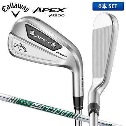 キャロウェイ ゴルフ APEX Ai300 アイアンセット 6本組(5-P) NSプロ 950GH neoスチールシャフト Callaway NSPRO ネオ エイペックス S