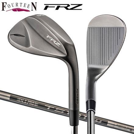 フォーティーンゴルフ FRZ-BK スモーキーサテン仕上げ ウェッジ NSプロ TS-101w BK スチールシャフト FOURTEEN 56S度/9度