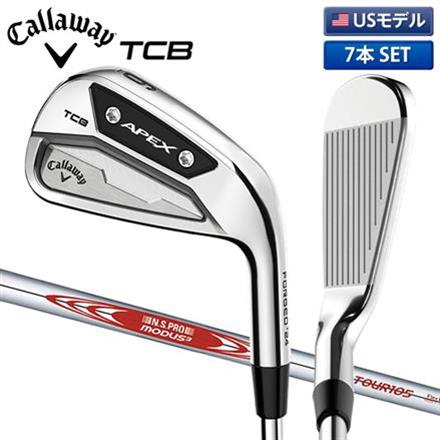 USモデルキャロウェイ ゴルフ APEX TCB RAW アイアンセット 7本組(4-P) NSプロ モーダス ツアー105 スチールシャフト Callaway エイペック ロウ MODUS3 TOUR105 ノーメッキ S