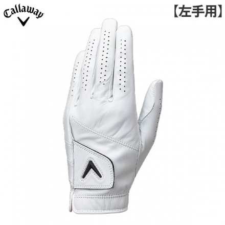 左手用キャロウェイ ゴルフ ツアー オーセンティック ゴルフグローブ ホワイト 25cm
