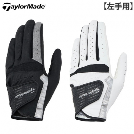 左手用テーラーメイド パワーバイト UN802 ゴルフグローブ ブラック/24cm