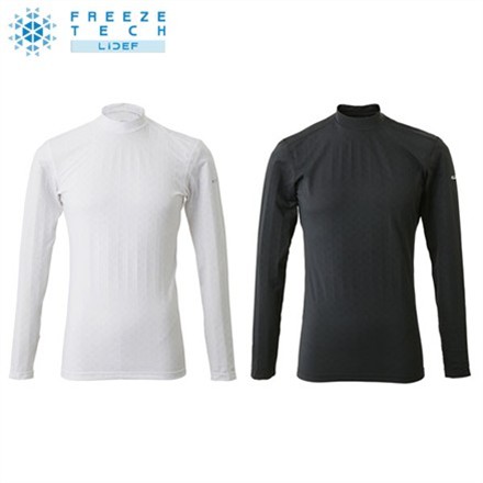 リベルタ FREEZE TECH PERFORMANCE LINE 冷感 長袖 ローネック シャツ ブラック(BLK)/L