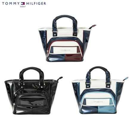 トミーヒルフィガー THMG5FT1 エナメルスポーツ ラウンドバッグ トリコロール(90)